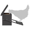 vidaXL H&uuml;hnertretfeeder Schwarz 48,5 x 39,5 x 19 cm