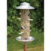 dobar Vogelfutters&auml;ule mit St&auml;nder Silbern