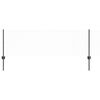 vidaXL Sechseckzaun mit Pfosten 25 x 0,6 m PVC-beschichteter Stahl