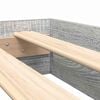 vidaXL B&uuml;cherregal-Bett Grau Sonoma 180 x 200 cm Holzwerkstoff