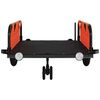 vidaXL Fahrradanh&auml;nger Orange Oxford-Gewebe und Eisen