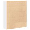 vidaXL B&uuml;cherregal Wei&szlig; 89x24x101,5 cm Holzwerkstoff