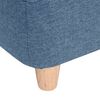 vidaXL Hundesofa Blau 95x63x39 cm Leinen