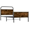 vidaXL Bettgestell ohne Matratze 90x200 cm Sonoma-Eiche Holzwerkstoff