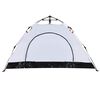 vidaXL Campingzelt 2 Personen Wei&szlig; Verdunkelungsstoff Quick Release