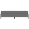vidaXL Bettrahmen mit Matratze Hellgrau 90 x 200 cm Stoff