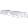 vidaXL Outdoor-H&uuml;hnerstall 3x20x2 m Verzinkter Stahl