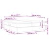 vidaXL Aufbewahrungsbett mit Matratze Blau 200 x 200 cm Polyester