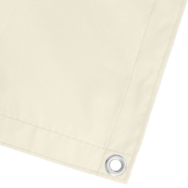 vidaXL Balkonsichtschutz Creme 110 x 800 cm Oxford-Stoff