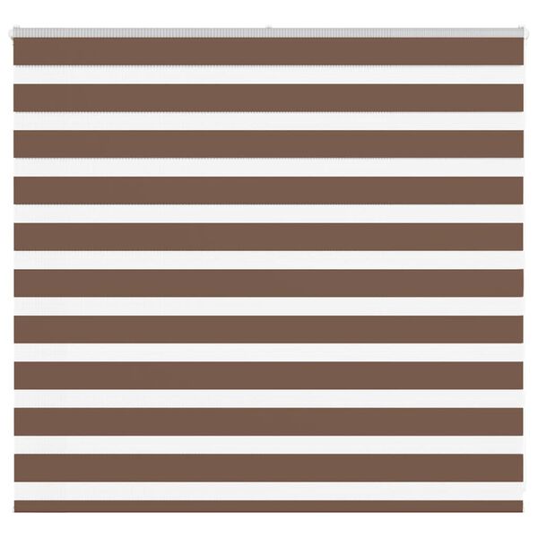vidaXL Doppelrollo Braun 160x100 cm Stoffbreite 155,9 cm Polyester
