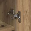 vidaXL Highboard Eiche handwerklich 80 x 35 x 180 cm Holzwerkstoff