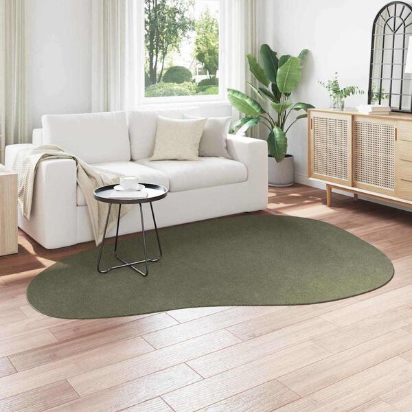 vidaXL Bereichsteppiche HUARTE Waldgr&uuml;n 160 x 230 cm Polyester