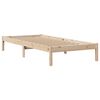 vidaXL Massivholzbett ohne Matratze 90x190 cm Kiefer