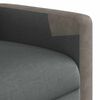 vidaXL Massagesessel mit Aufstehhilfe Dunkelgrau Stoff