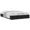 vidaXL Ottoman-Bett ohne Matratze Schwarz 140x200 cm Stoff