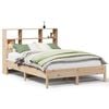 vidaXL Massivholzbett mit Regal ohne Matratze 140x190 cm Kiefer