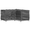 vidaXL Gartenmöbel-Abdeckung in L-Form 16 Ösen 215x215x90 cm