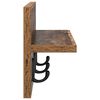 vidaXL Wandmontierter nachttisch Altholz 40 x 10,5 x 18 cm