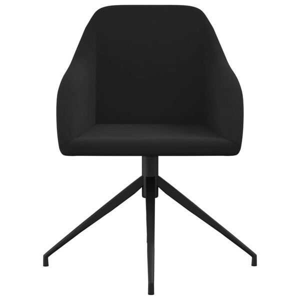 vidaXL Esszimmerst&uuml;hle 6 Stk. Schwarz Samt