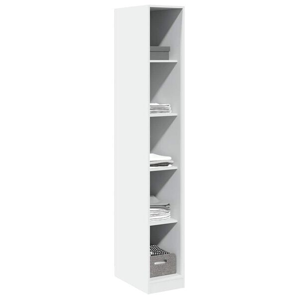 vidaXL Kleiderschrank Wei&szlig; 30x50x200 cm Holzwerkstoff