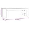 vidaXL Couchtisch Sonoma-Eiche 102x50x36 cm Holzwerkstoff
