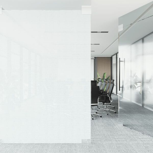 vidaXL Fensterfolie Matt Wei&szlig; 45x500 cm PVC