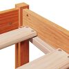 vidaXL Bettgestell mit Kopfteil ohne Matratze Wachsbraun 150x200 cm