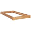 vidaXL Massivholzbett Eiche 90x200 cm