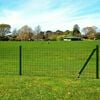 vidaXL Eurozaun Stahl 10 x 0,8 m Gr&uuml;n
