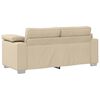 vidaXL Sofa 140cm Creme Stoff