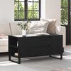 vidaXL Couchtisch Schwarz Eichen-Optik 102 x 44,5 x 50 cm