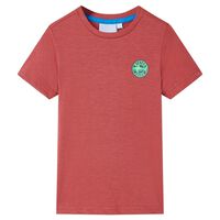 Kinder-T-Shirt Paprikarot 92