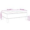 vidaXL Fu&szlig;hocker Hellgrau 78x56x32 cm Stoff