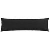 vidaXL Sofakissen 2 pcs Schwarz 145 x 40 cm Stoff