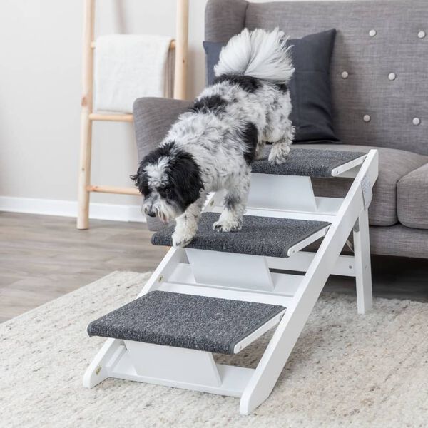 TRIXIE Hunderampe mit klappbaren Stufen 44x46x106 cm