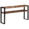 vidaXL Konsolentisch 150x30x75 cm Altholz Massiv