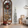 vidaXL K&uuml;nstlicher Weihnachtsbaum mit 300 LEDs mit St&auml;nder Gr&uuml;n 180 cm
