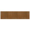 vidaXL Teppich Rechteckig Braun 80x300 cm Bambus