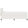 vidaXL Boxspringbett Creme und Weiß 203 x 100 x 88 cm Cordstoff