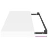 vidaXL Schweberegale 2 Stk. Wei&szlig; 80x23,5x3,8 cm MDF