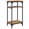 vidaXL Beistelltisch Altholz 40 x 30 x 75 cm Holzwerkstoff