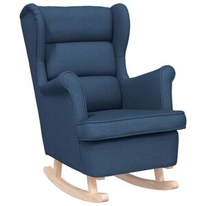 vidaXL Schaukelsessel Blau 74x90x102 cm Stoff