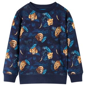 Kinder-Sweatshirt Marineblau 92