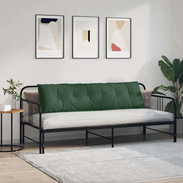 vidaXL R&uuml;ckenkissen Dschungelgr&uuml;n 180 x 50 cm Cordstoff