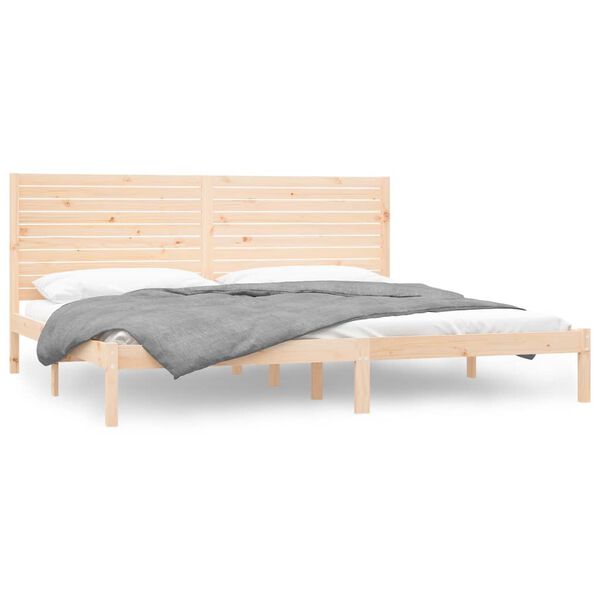 vidaXL Massivholzbett 180x200 cm
