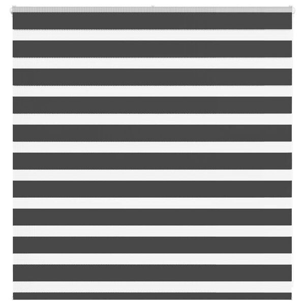 vidaXL Doppelrollo Schwarz 150x100 cm Stoffbreite 145,9 cm Polyester
