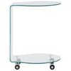 vidaXL Couchtisch 45x40x58 cm Hartglas