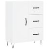 vidaXL Highboard Wei&szlig; 69,5x34x180 cm Holzwerkstoff