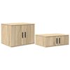 vidaXL Aufbewahrungsschrank 2 stk. Sonoma-Eiche 108 x 41 x 40 cm