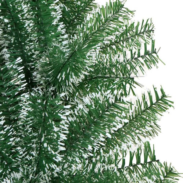vidaXL K&uuml;nstlicher Weihnachtsbaum Beschneit Gr&uuml;n 240 cm